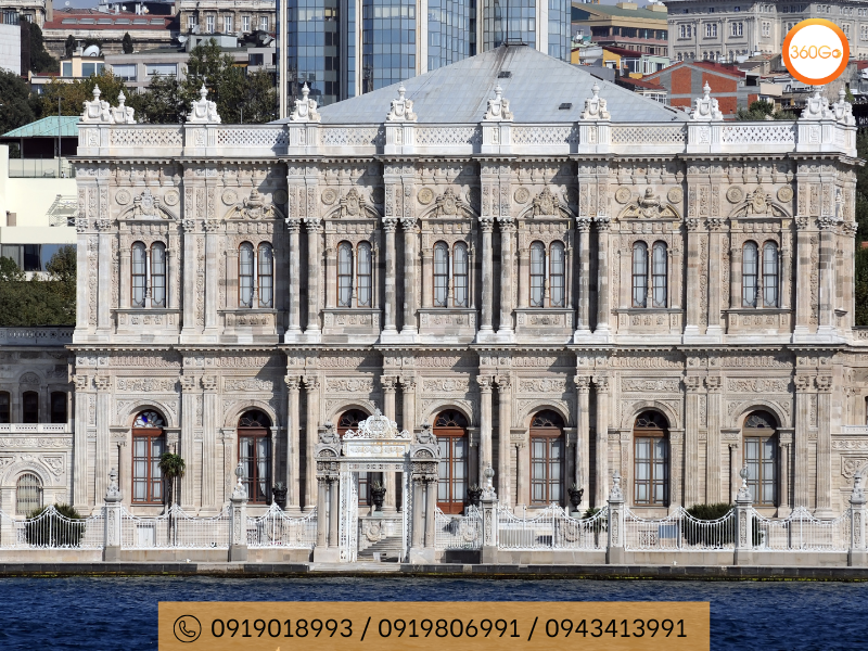 Cung điện Dolmabahce thay thế cung điện Topkapi - Du lịch 360Go